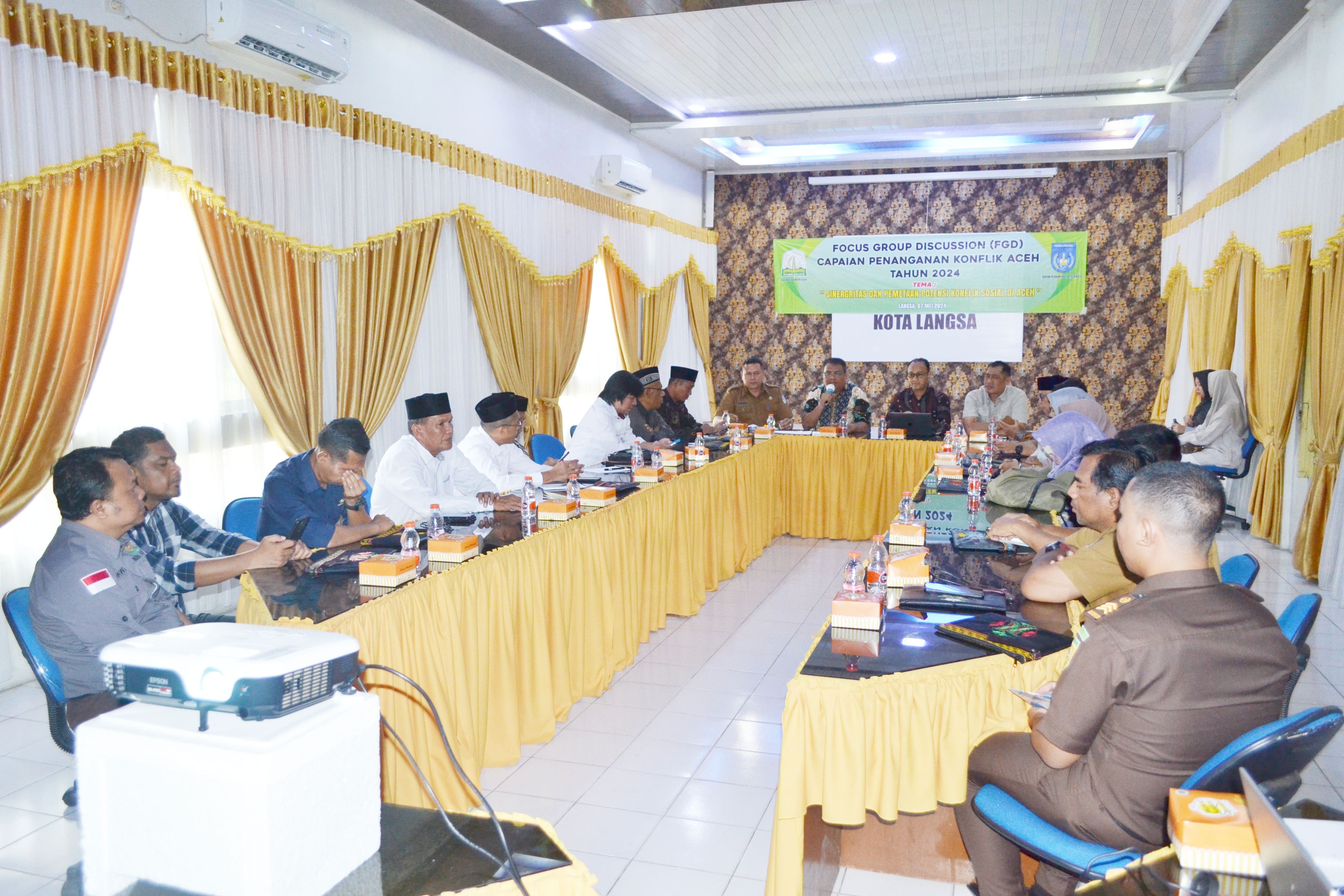 Focus Group Discussion (FGD) Capaian Penanganan Konflik Aceh Tahun 2024, Dengan Tema " Sinergritas Dan Pemetaan Potensi Konflik Sosial Di Aceh "