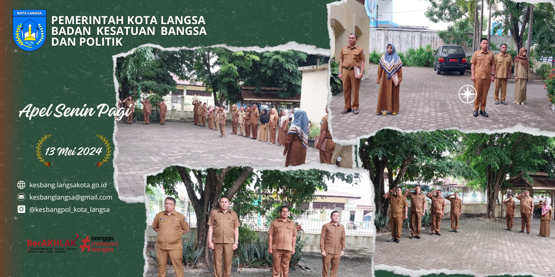 Kegiatan Apel Senin Pagi 13 Mei 2024