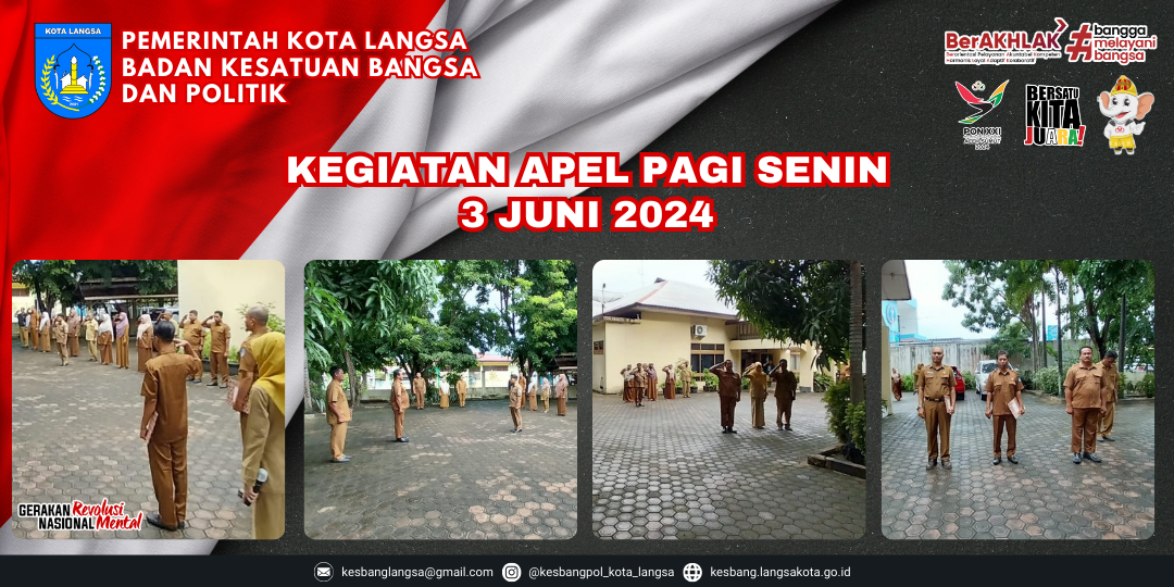 Kegiatan Apel Senin Pagi 3 Juni 2024