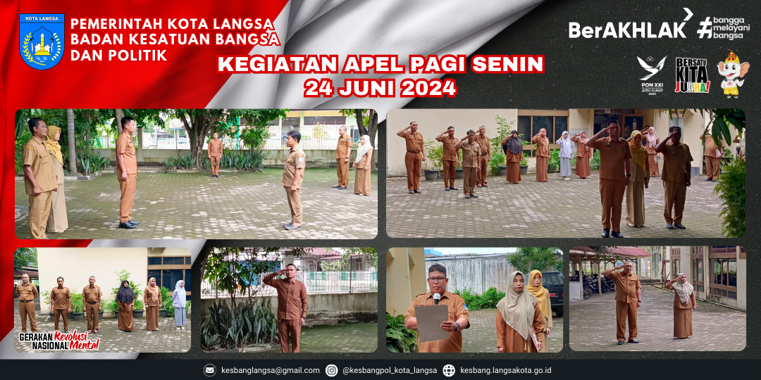 Kegiatan Apel Senin Pagi 24 Juni 2024