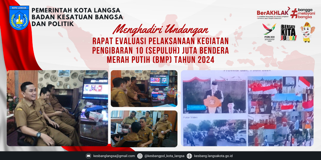 Kepala Badan Kesbangpol Kota Langsa Menghadiri Undangan Rapat Evaluasi BMP