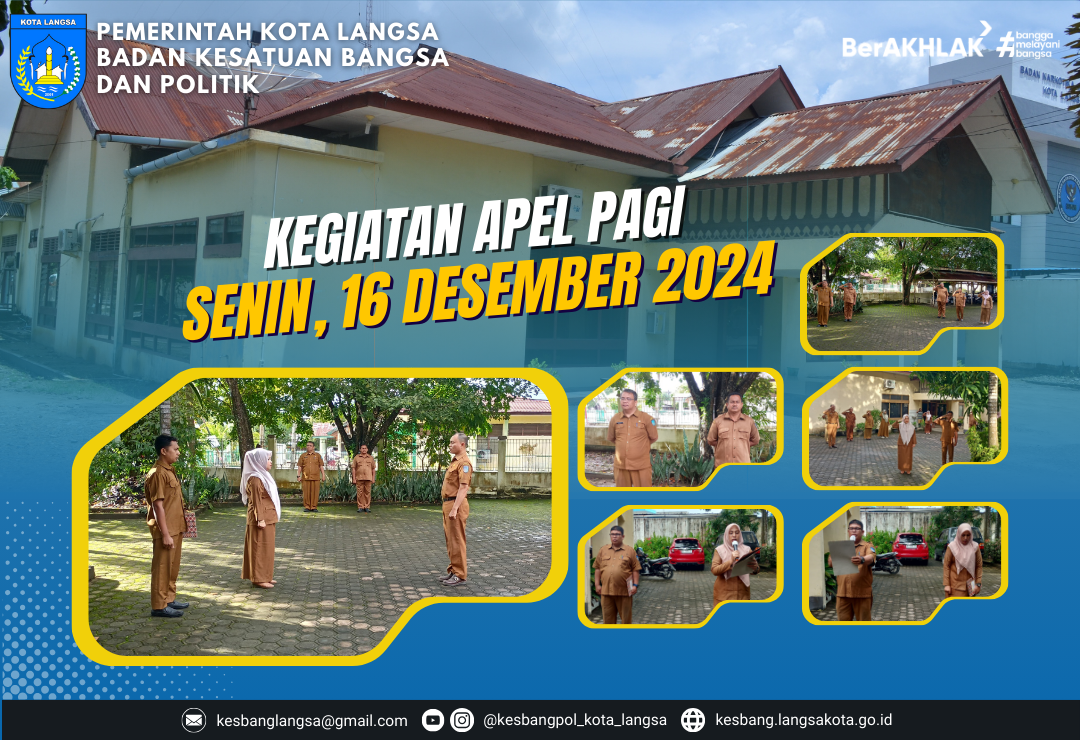 Kegiatan Apel Senin Pagi 16 Desember 2024