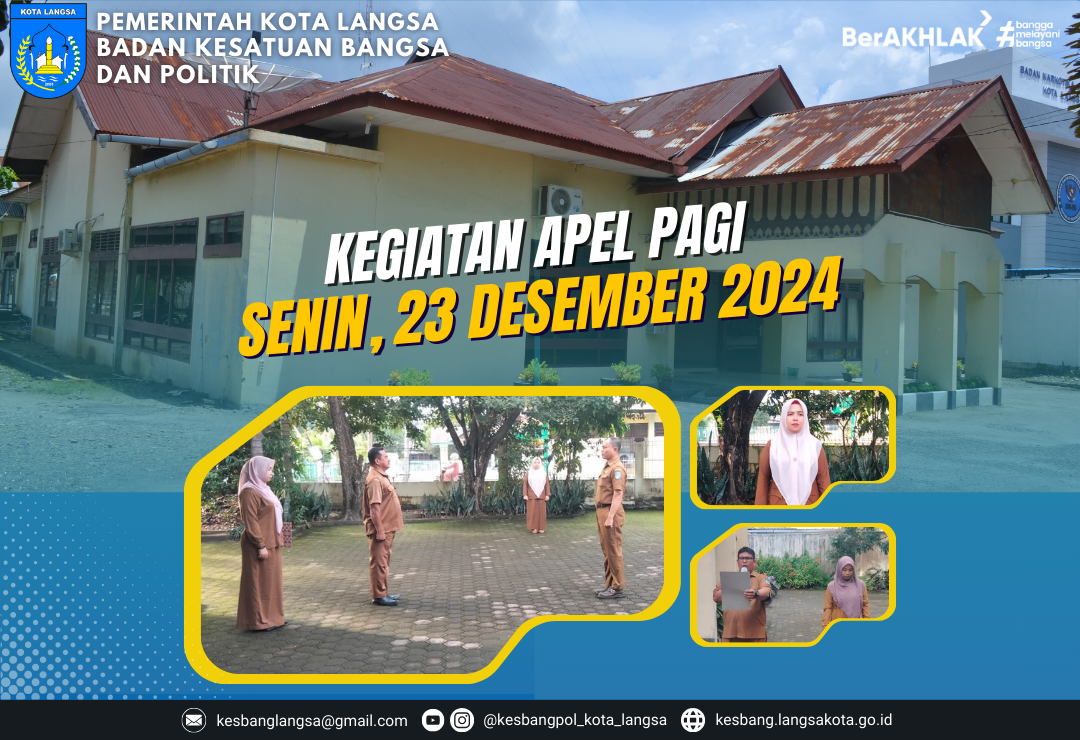 Kegiatan Apel Senin Pagi 23 Desember 2024