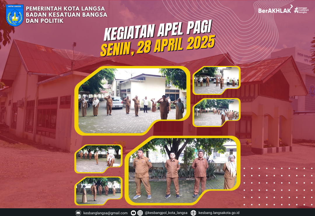 Kegiatan Apel Pagi Senin 28 April 2025