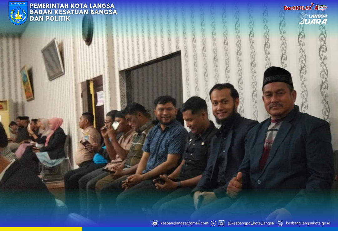 Kesbangpol Kota Langsa Hadiri Rapat Paripurna Ke-5 DPRK Langsa Tahun 2025